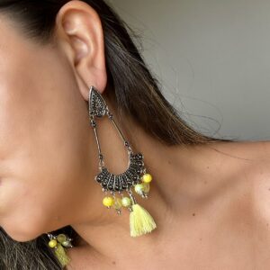 Máxi brinco Amarelo