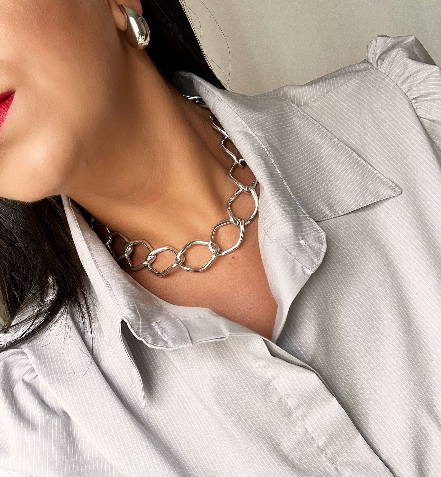 Colar de Corrente Básico – Nilza Biju