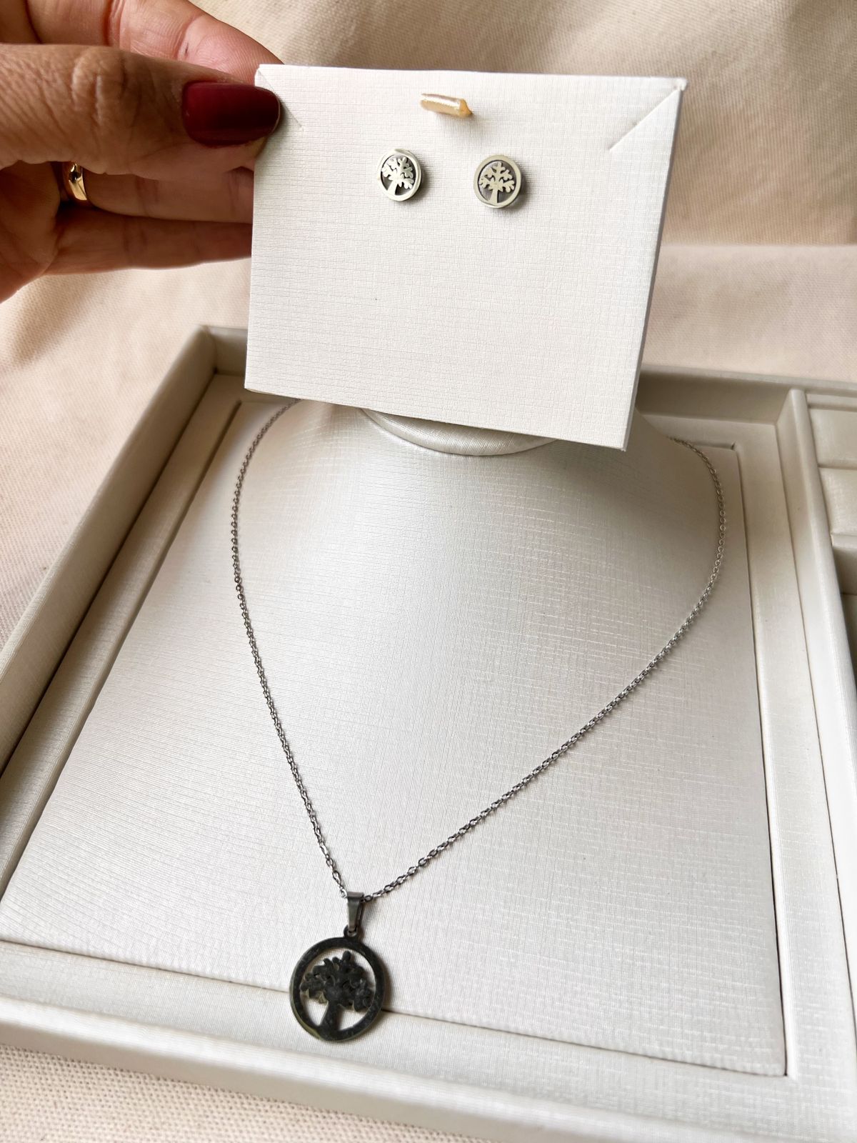 Conjunto Árvore Aço