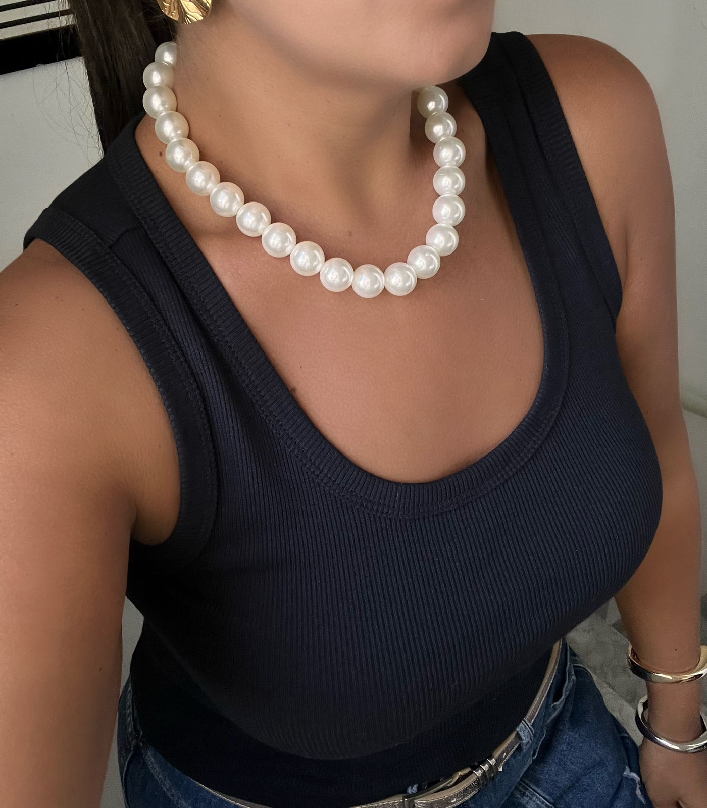 Colar de Pérola Clássico – Nilza Biju
