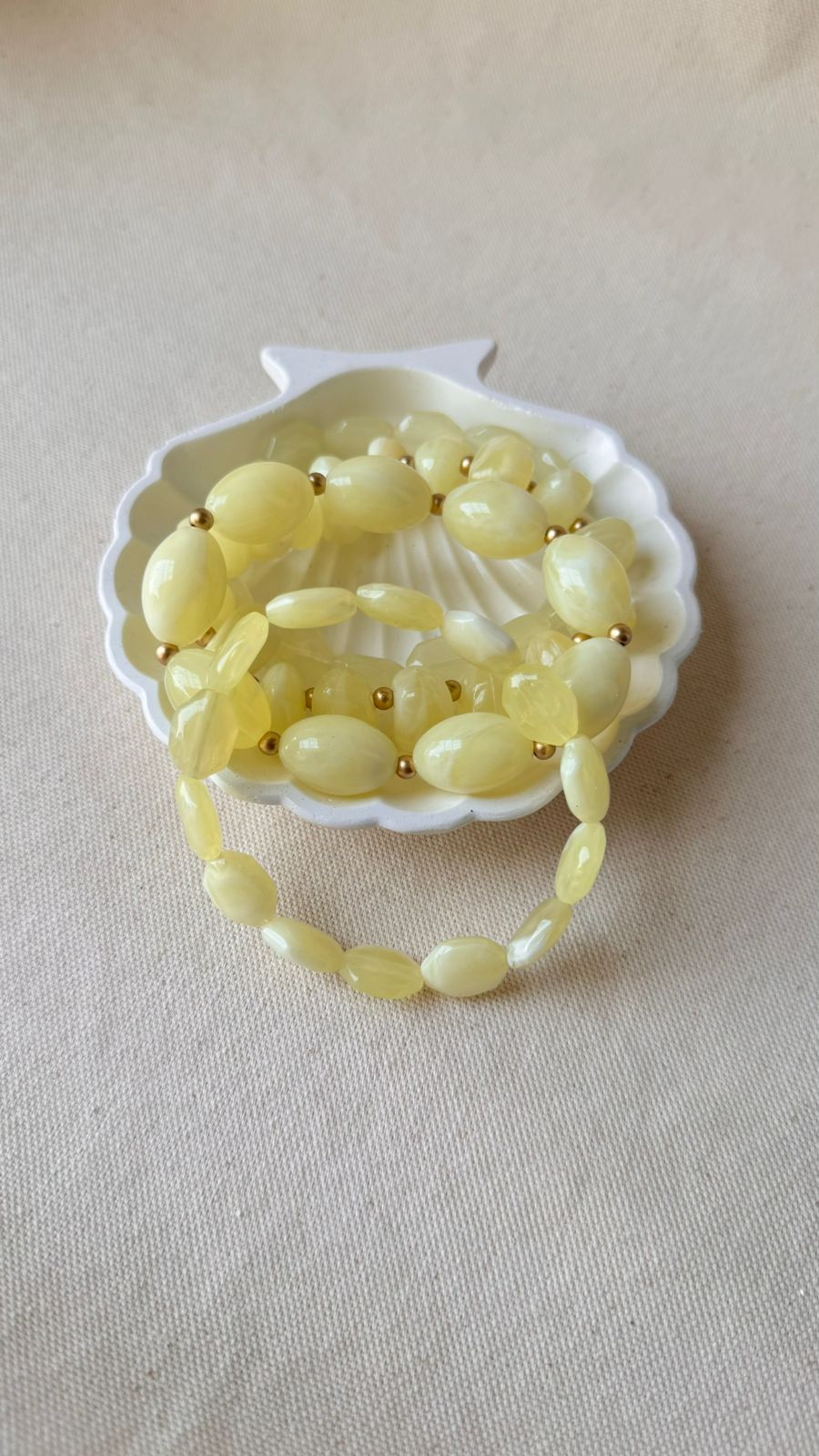 Kit de Pulseira Amarelo Claro - Imagem 2