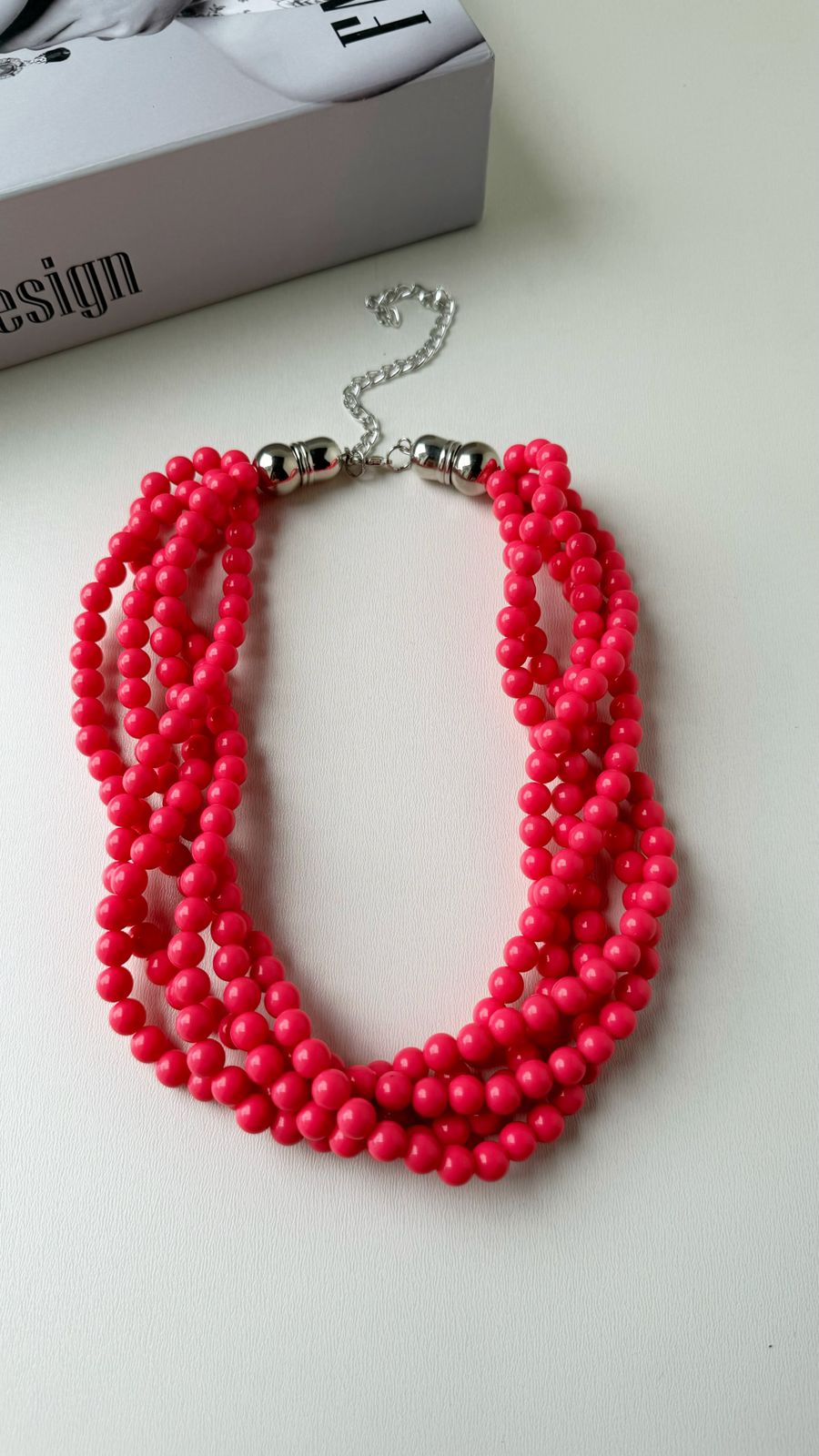 Maxi Colar de Bolinha Pink - Imagem 2