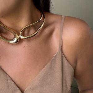 Choker Orgânica Vazada