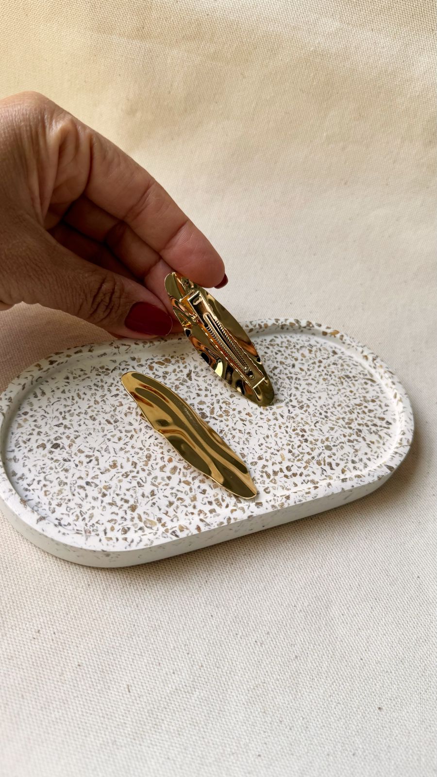 Kit Presilha de Placa Martelada