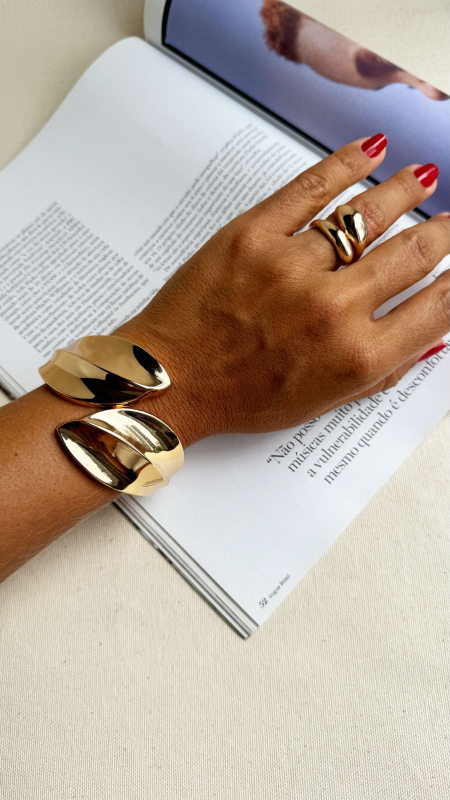 Bracelete Folha Lisa - Imagem 2