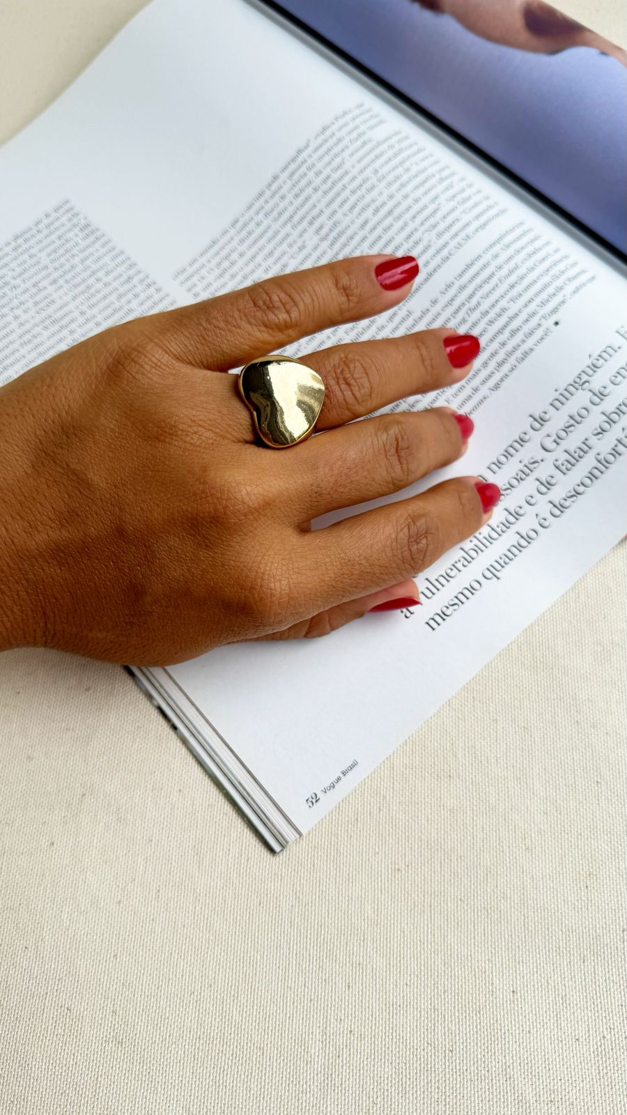 Anel Coração love - Imagem 2