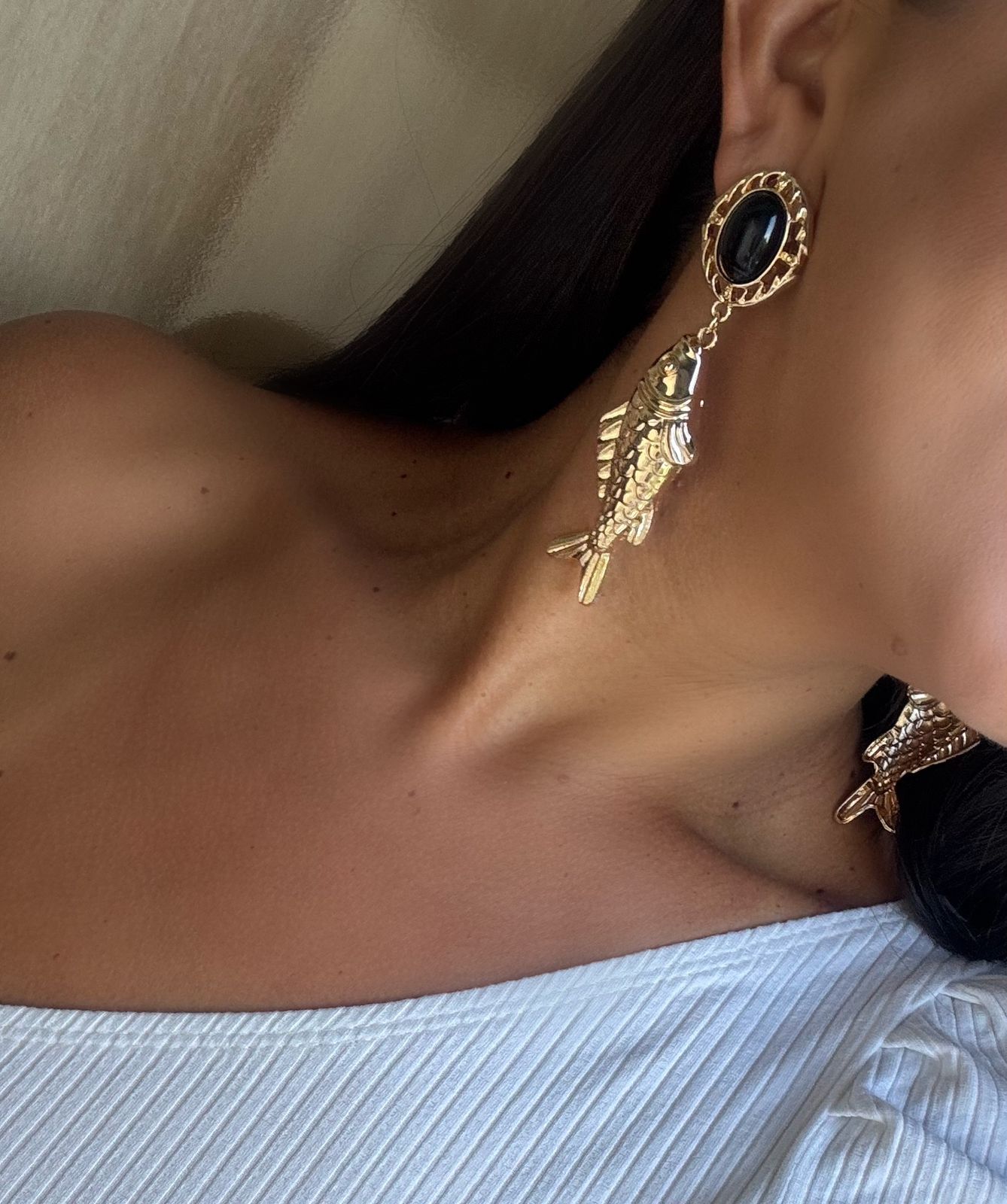 Brinco Peixe Dourado Maxi
