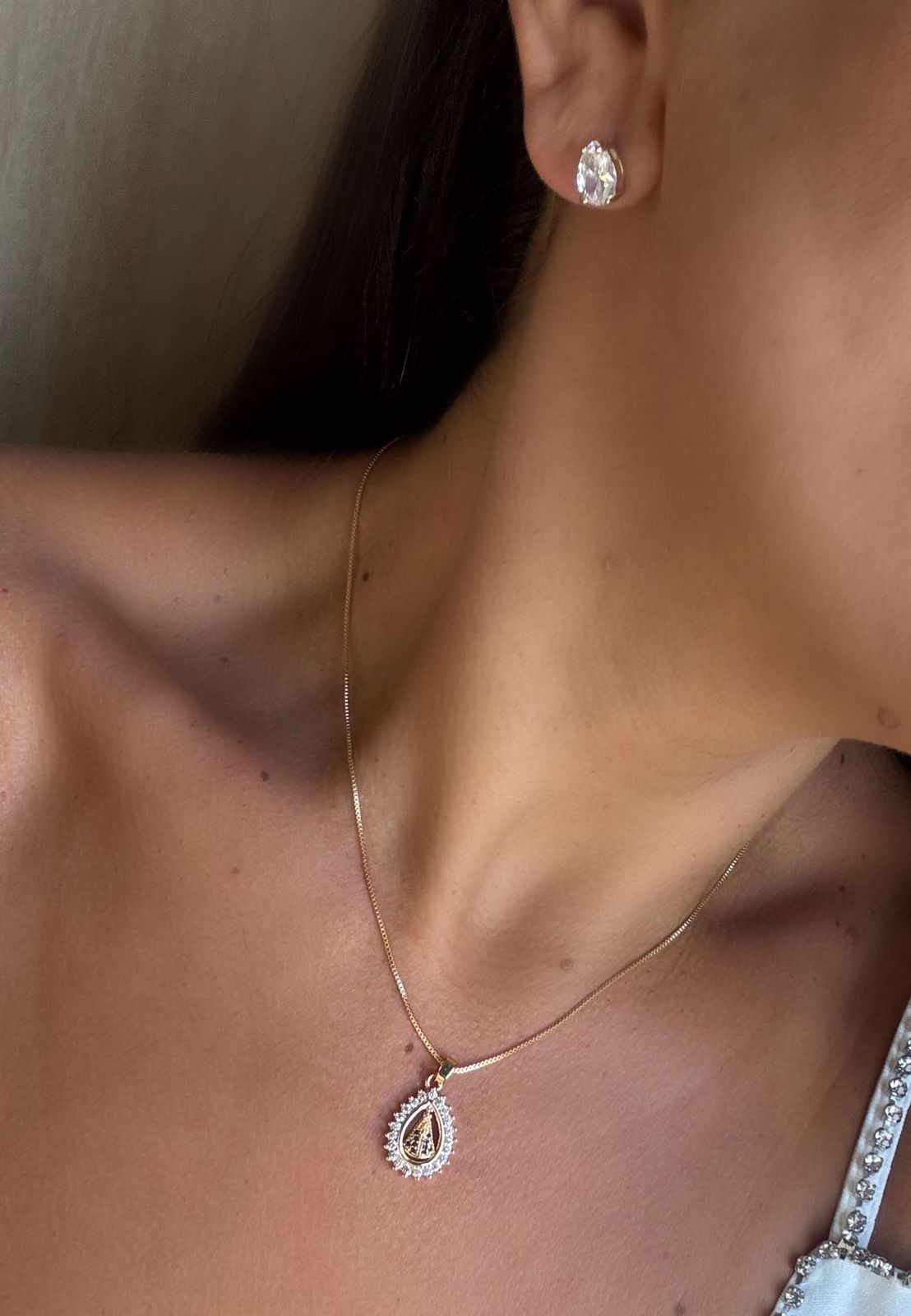 Colar Nossa Senhora Aparecida Gota