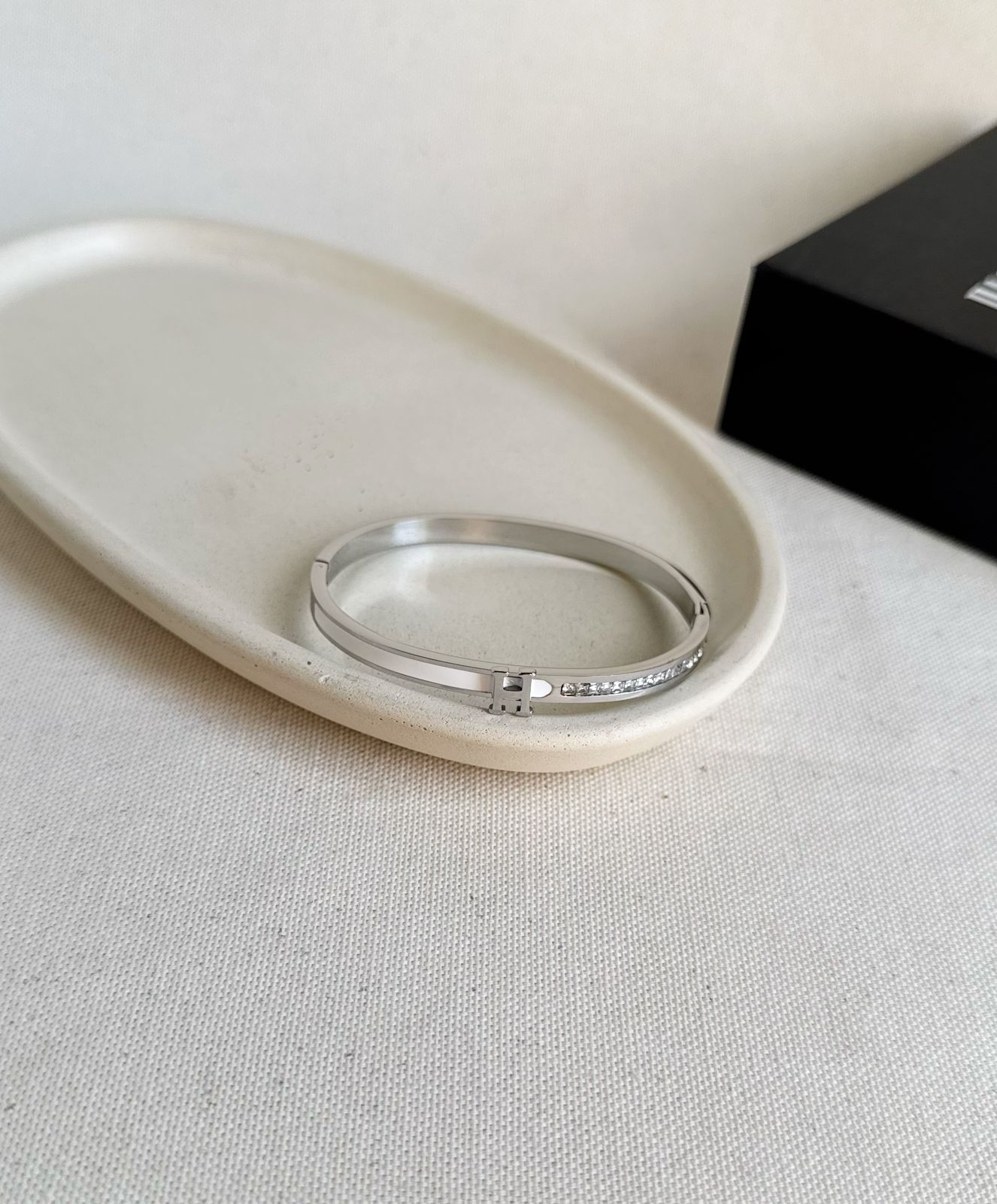 Bracelete Aço Inox Hermes Chic - Imagem 3