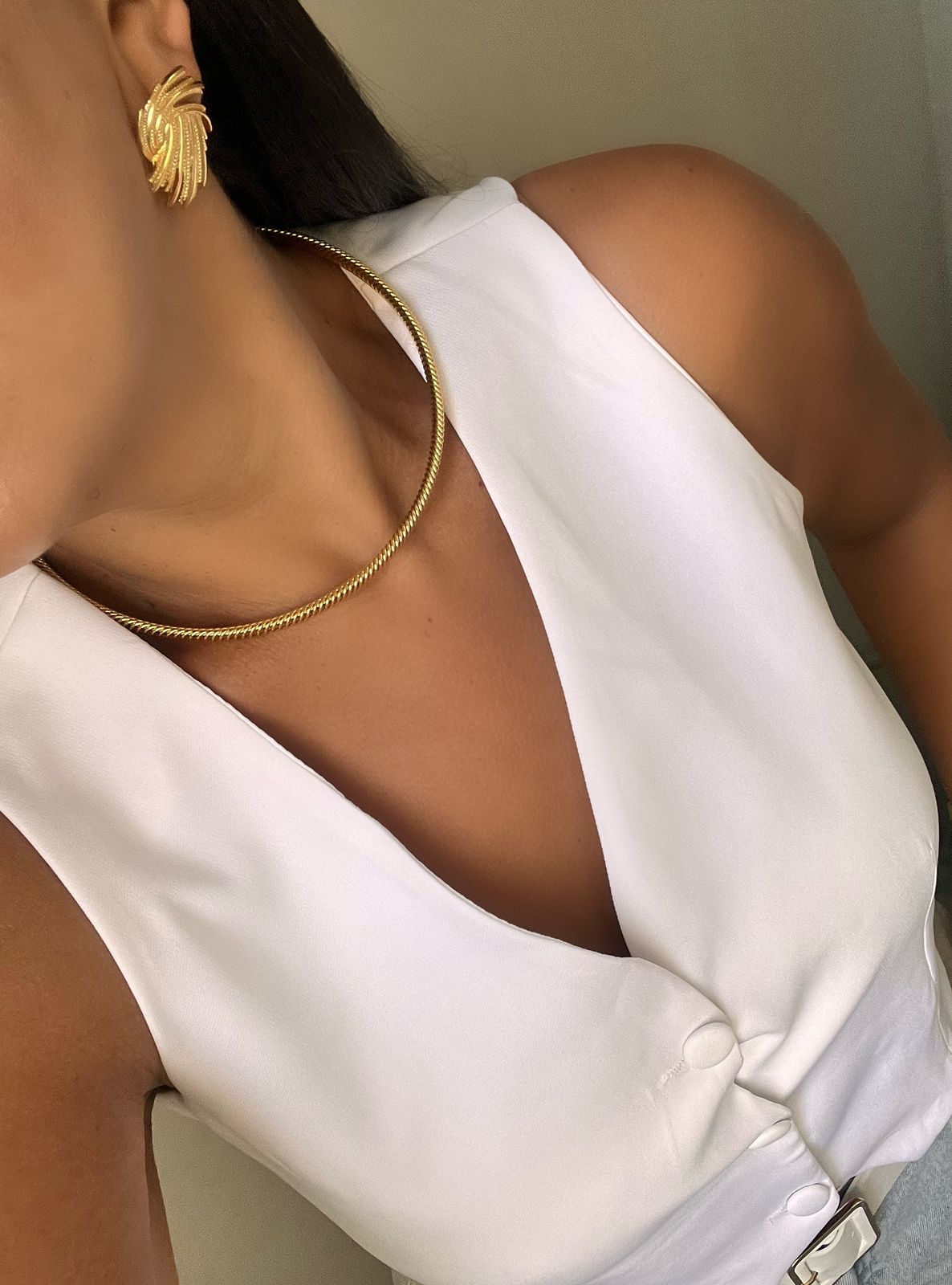 Choker de Aro Bijuteria Aramada - Imagem 3
