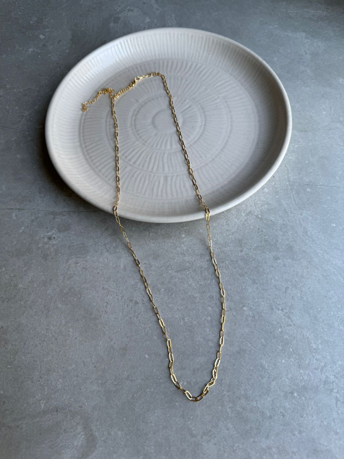 Colar Longuinho Elo Cadeado Dourado - Imagem 3